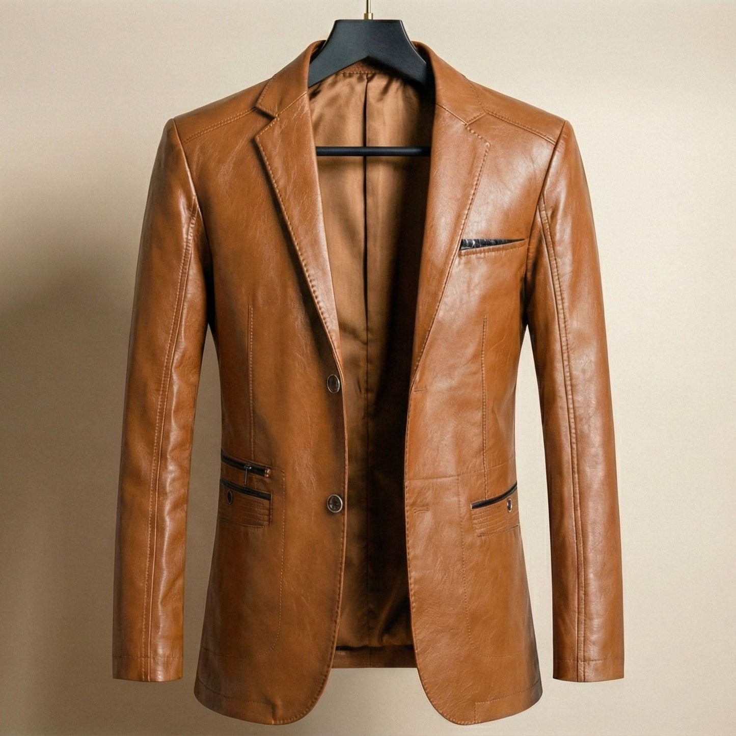 Ricardo Leather Blazer